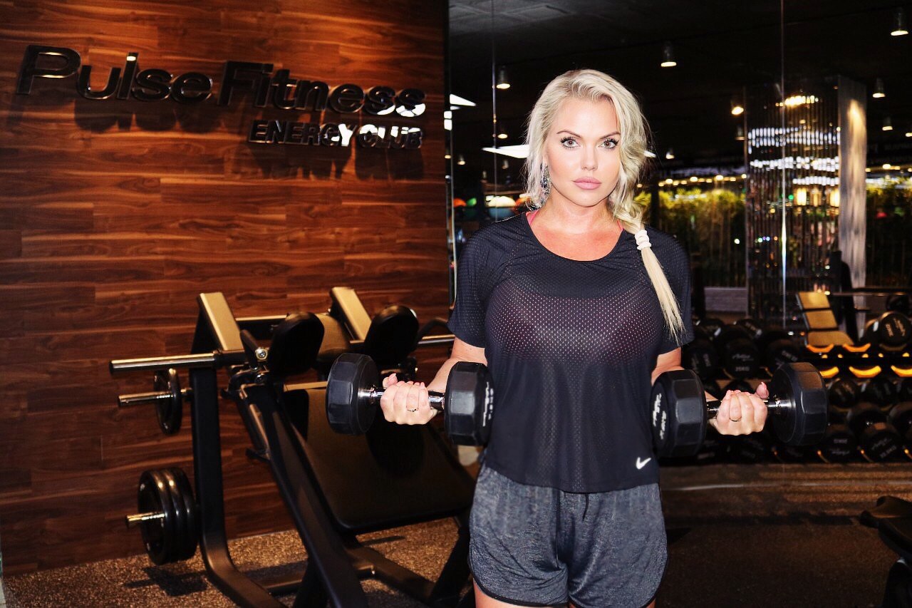 Haltère Poids acier inoxydable/caoutchouc Active Gym USA