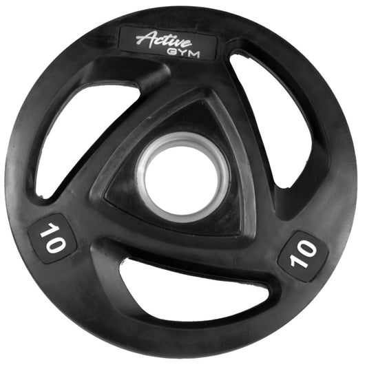 Disque de fonte musculation poids Olympique fer/caoutchouc Active Gym USA